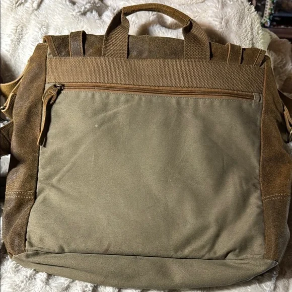 Territory Ahead Leather Men's Satchel- Vintage